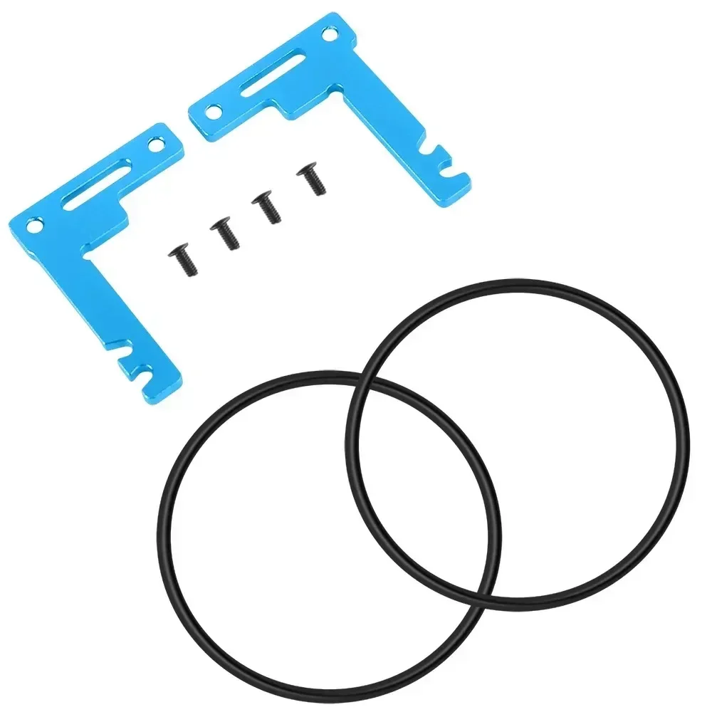 Комплект коротких кронштейнов для батарей из алюминиевого сплава tamiya TT02 TT02B RC #