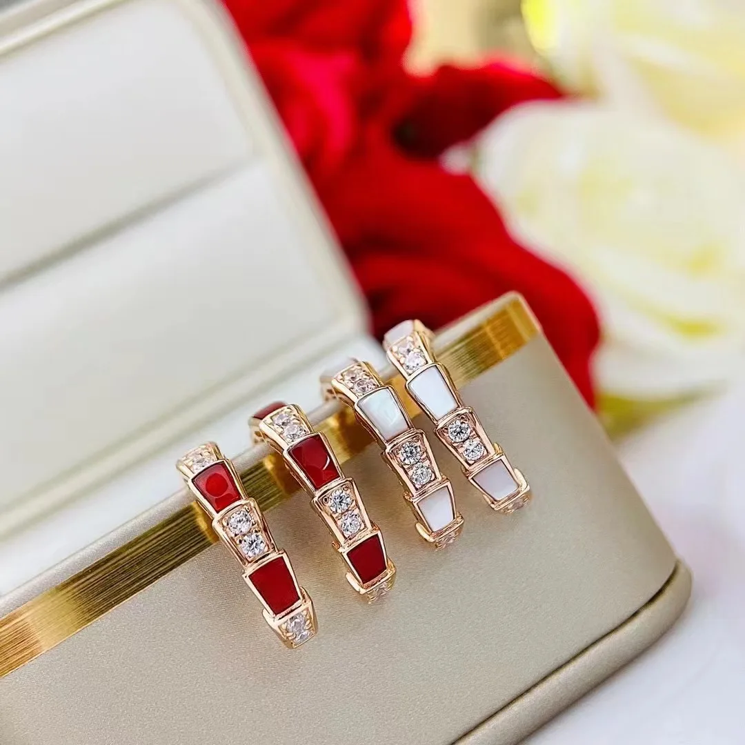 Женские вечерние Ги из серебра 925 пробы в виде змеи |