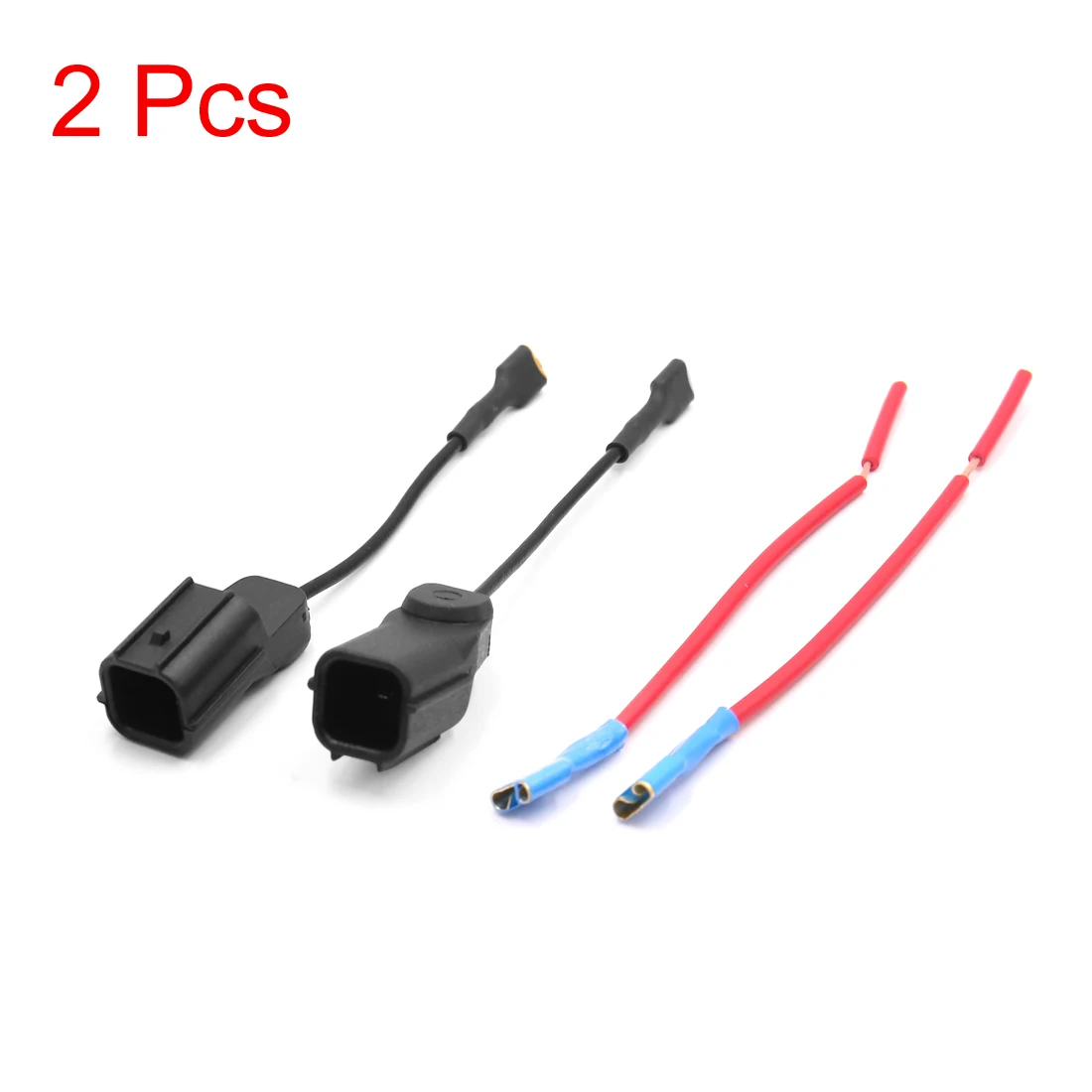 X Autohaux 2Pcs 4Pcs Plastic Car Horn Speaker Adapter Wiring