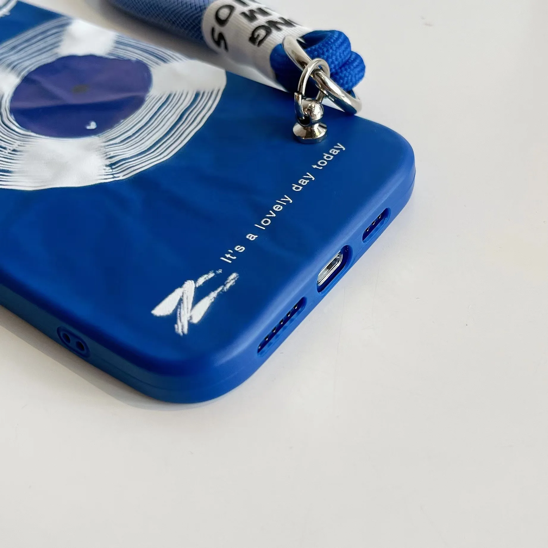 Персонализированный компакт-диск Klein Blue с защитой от падения Ins подходит для