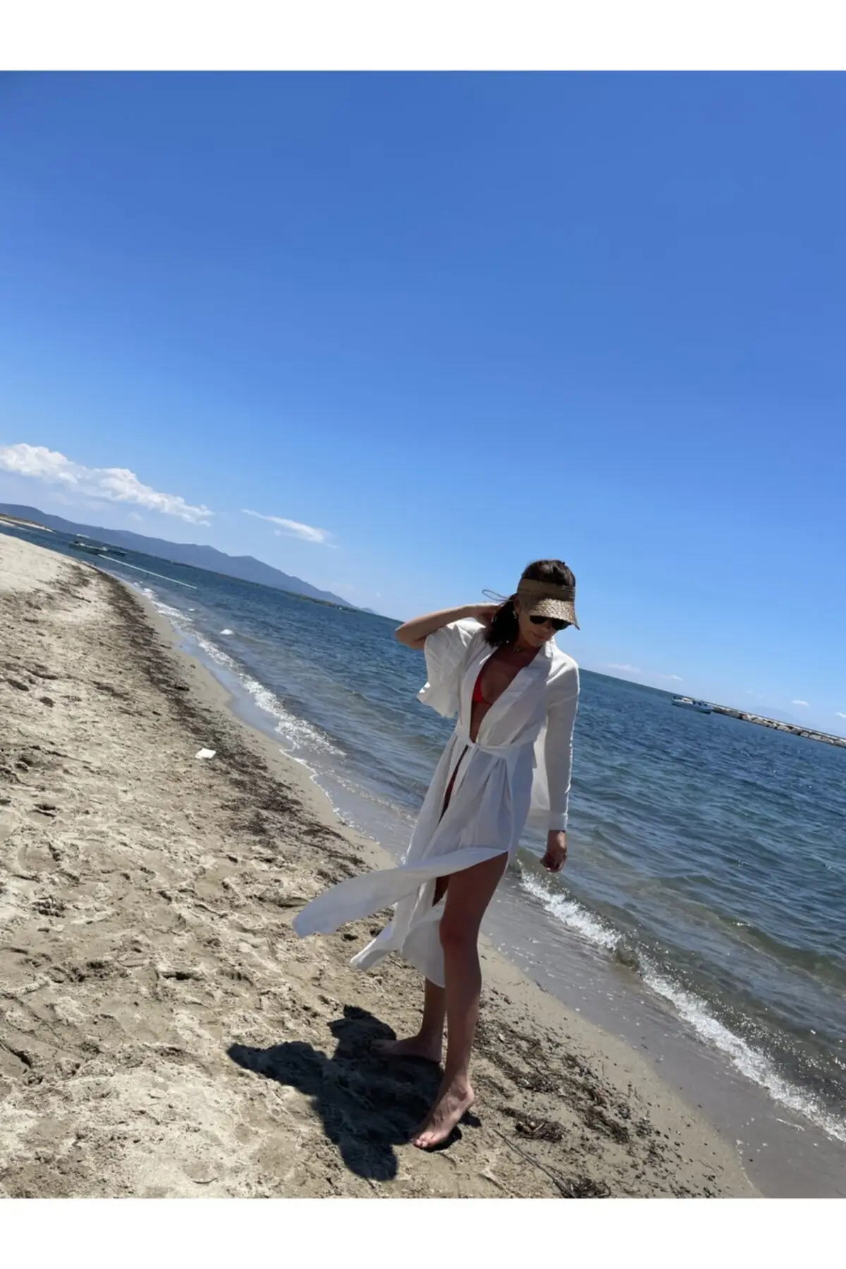 

Women's Pareo Kimono Swimwear Cover Up Dress Sexy Tunic Suit Beachwear Female Beach Bikini Cover Loose Mini Dress