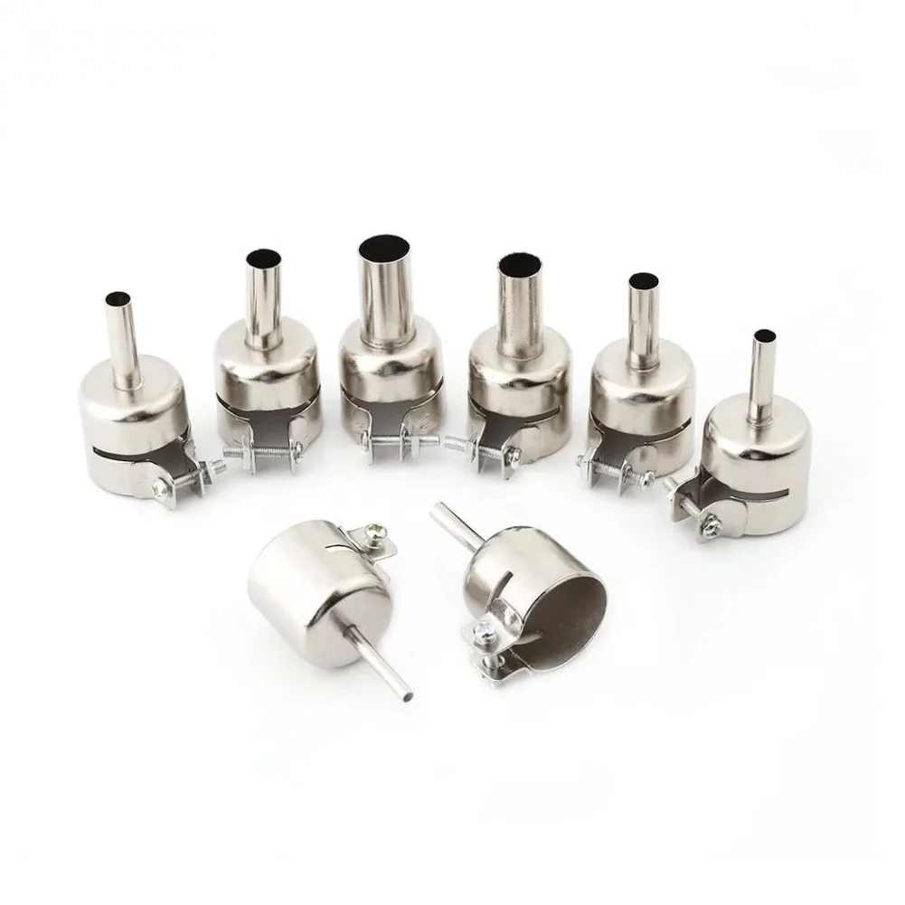 1 шт. универсальные сопла 3/4/5/6/7/8/10/12 мм для паяльной станции 850 852D 898 Сварочная