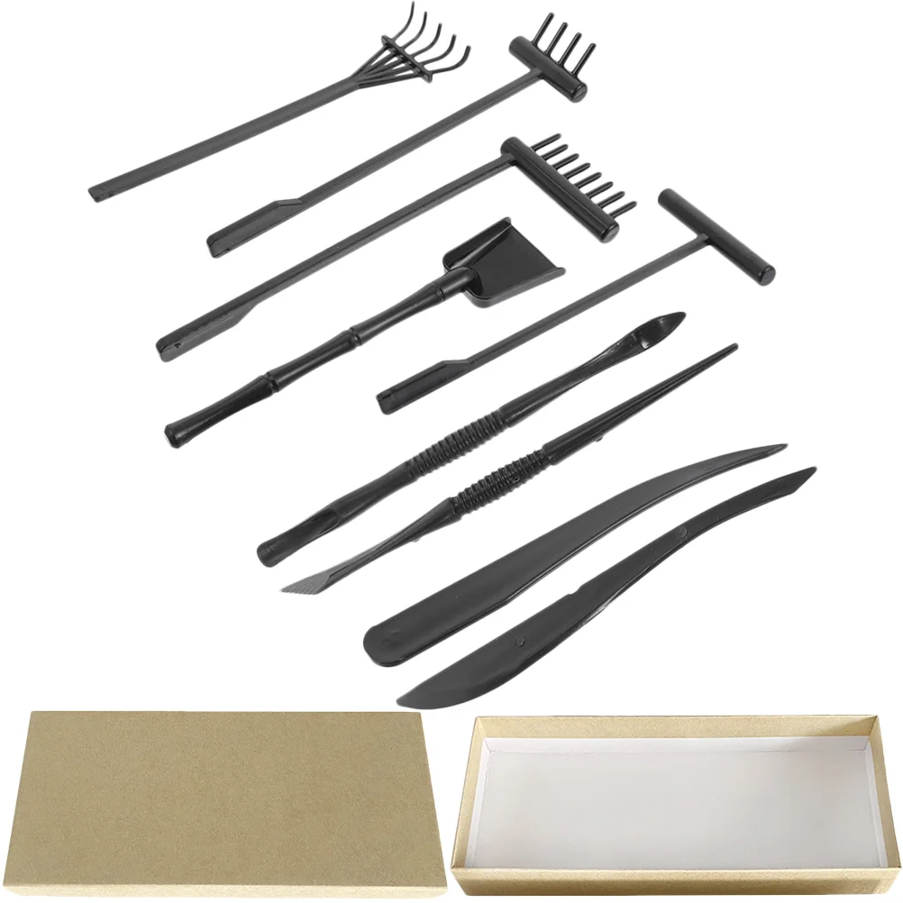 

9pcs Father's Gift Zen Garden Kit Zen Sand Garden Rake Sand Garden Rake Zen Garden Tools Zen Sand Garden Tools