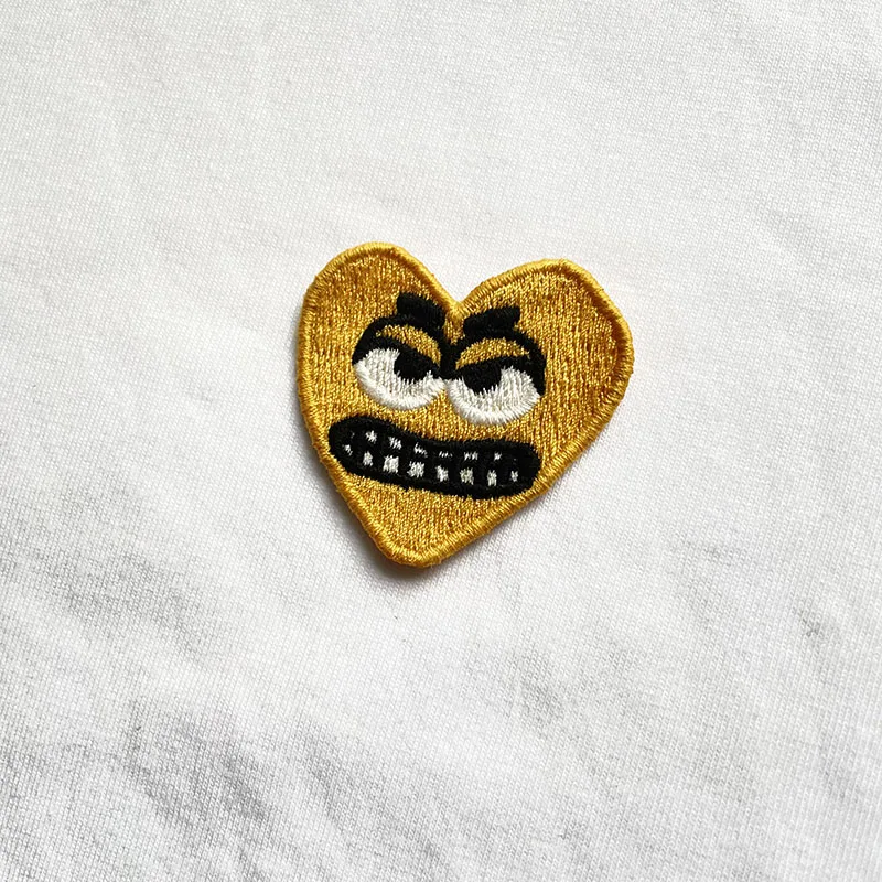 Мужская футболка с длинным рукавом Break Egg милая летняя цветная вышитыми зубами и