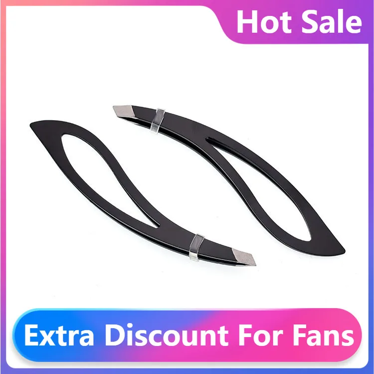 

Новинка 1 шт. чёрный цвет банан дя бровей Пинцет для красоты волос косый Съемник из нержавеющей стали зажимы для бровей инструмент для макия...