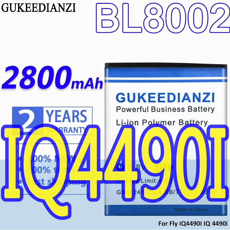 

Аккумулятор большой емкости для Fly IQ4490I IQ 4490i BL8002 BL 2800