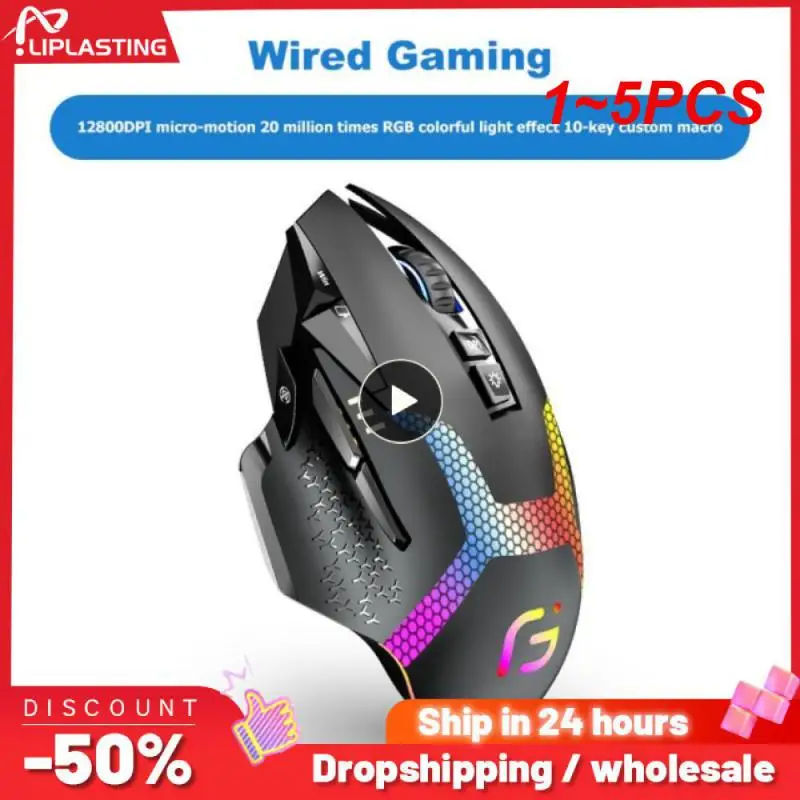 

Беспроводная игровая мышь, 2,4 ГГц, 4000dpi, 1-5 шт.