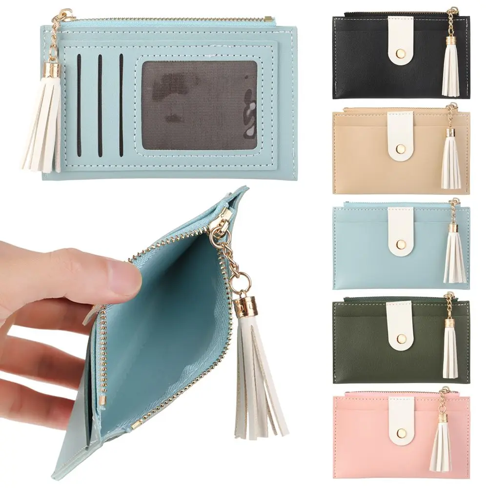 

Короткий кошелек из искусственной кожи для женщин, маленький бумажник, Миниатюрный держатель для мелочи, кредитных карт