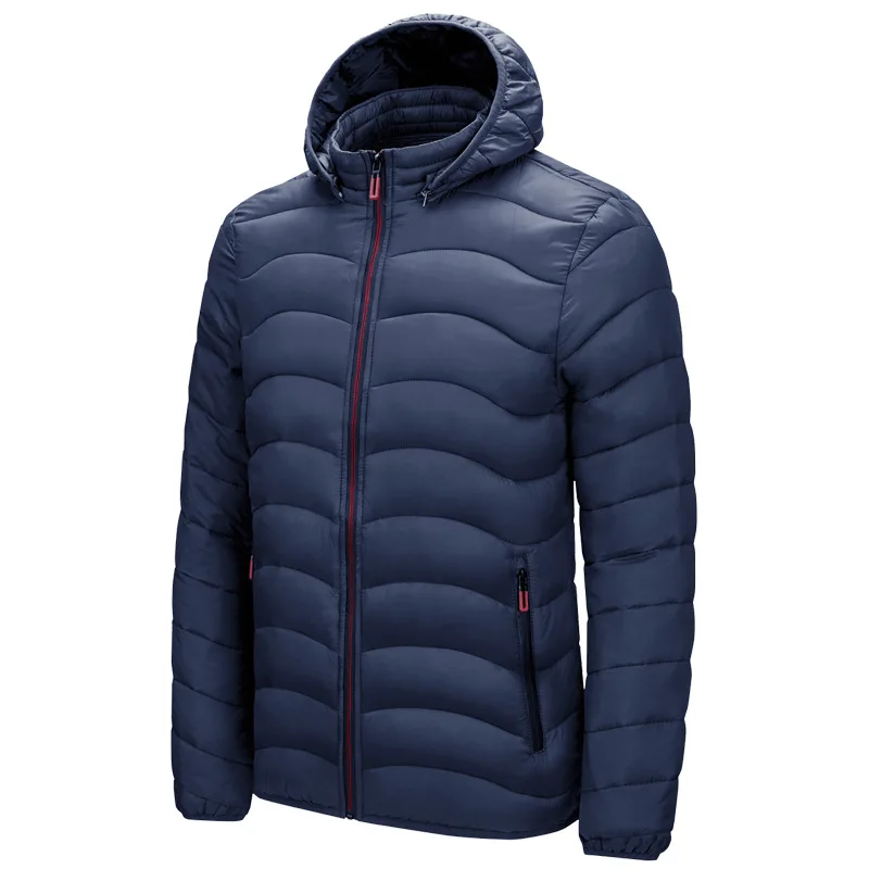 

2022 new Winter Brand Warm Waterproof Thick Jacket Parkas Coat Men New Autumn Windproof Detachable hat Slim Parkas Jacket Men