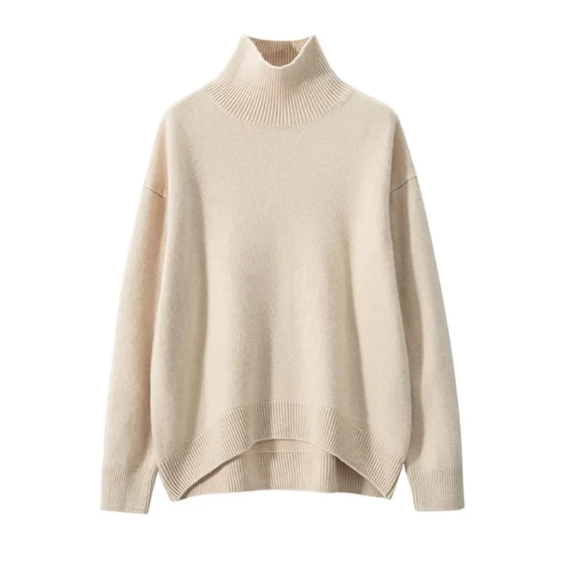 Роскошный повседневный стиль по индивидуальному заказу водолазка вязаный