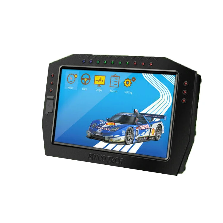 

Dash Race Display Full Sensor Kit Colorful LCD Touch-Screen Universal Racing DashBoard Car Meter