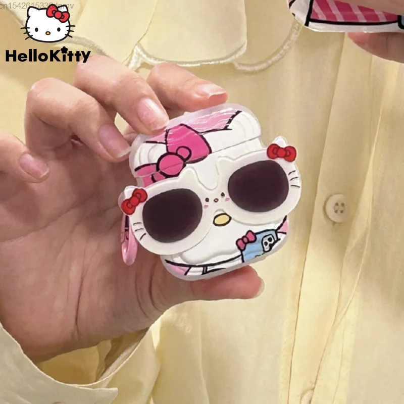 

Sanrio Hello Kitty Yk2 Fashion New Korean Style Airpods 1 2 3 Protective Case Kawaii Anime Kuromi Airpods Pro Case Protective