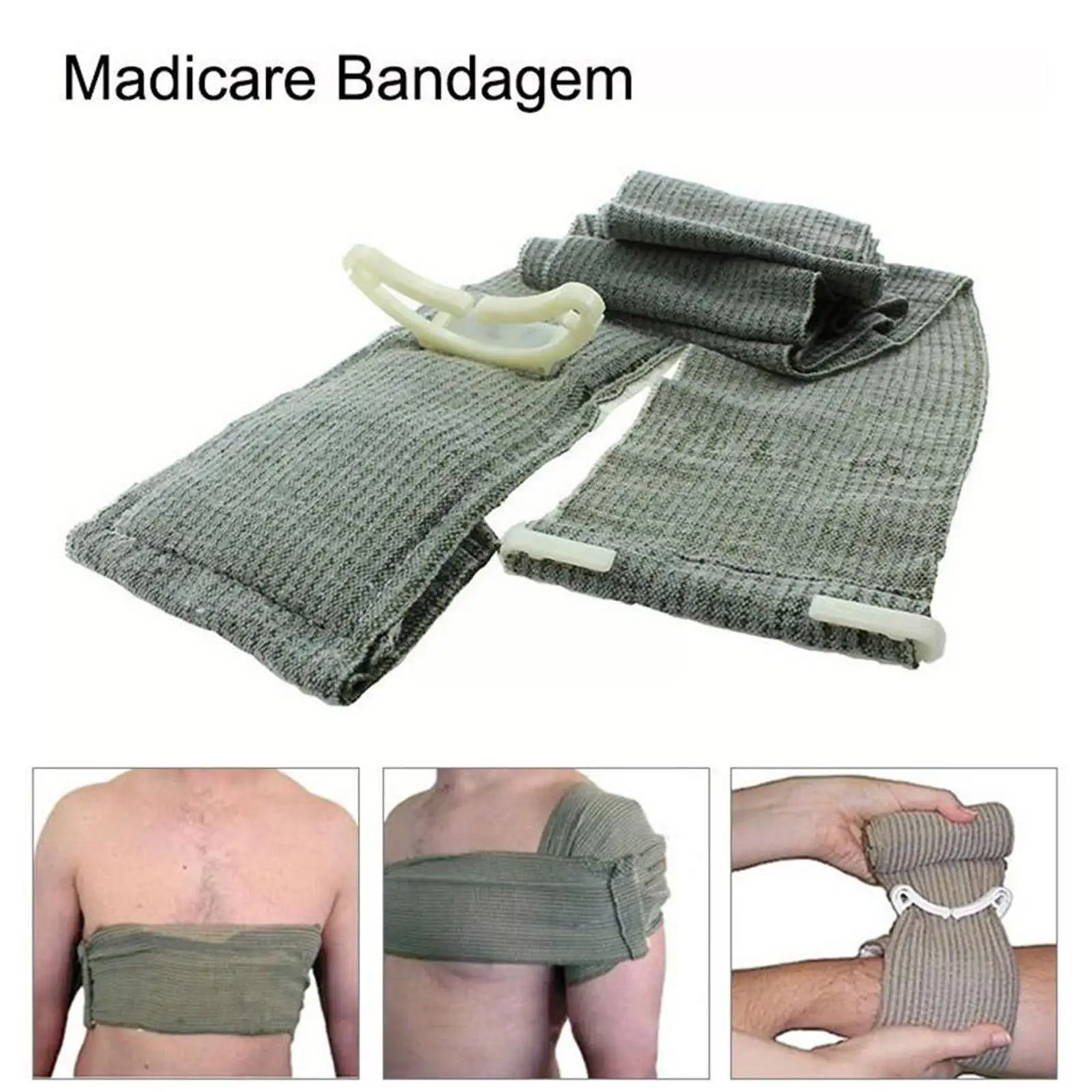 

Survival Kit Bandage Trauma Kit Emergency Compression Bandage Tourniquet Bandage Sterile Medical Roll Trauma Aid Dressing F Z4z6