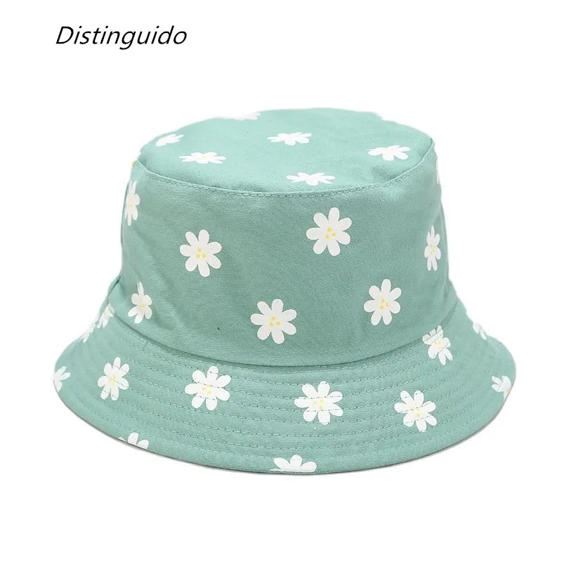

2022 Cotton flower print Bucket Hat Fisherman Hat outdoor travel hat Sun Cap Hats for men and Women HT105