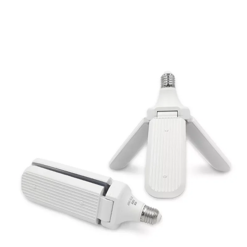 

LED Bulb 45W E27 220V 30W 60W Home Energy Saving High Brightness Pendant Light Foldable Fan Blade LED Garage Light