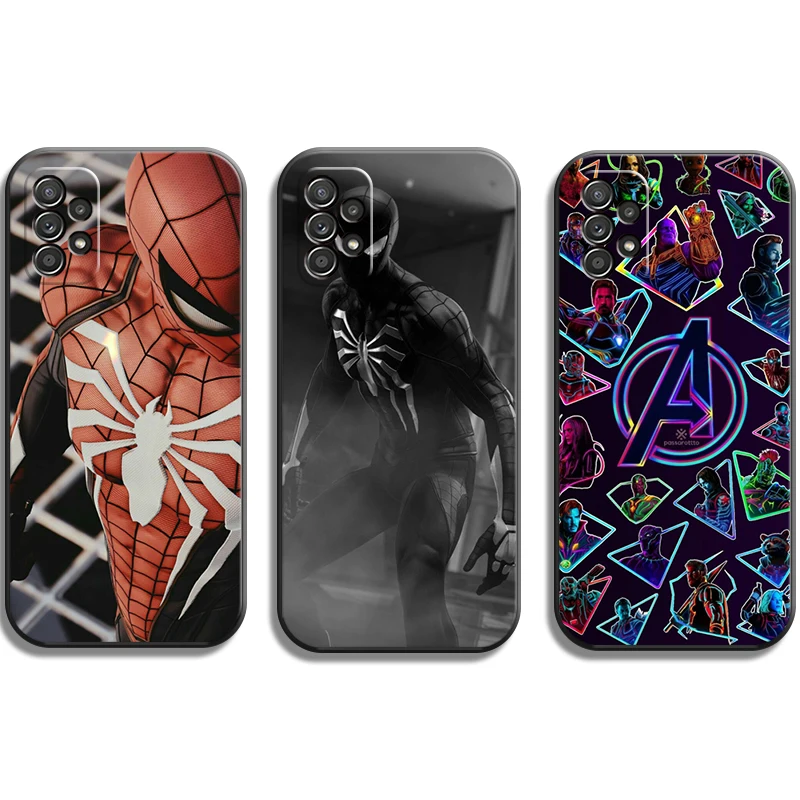 

Marvel Iron Man Phone Cases For Samsung Galaxy A51 4G A51 5G A71 4G A71 5G A52 4G A52 5G A72 4G A72 5G Carcasa Coque Soft TPU