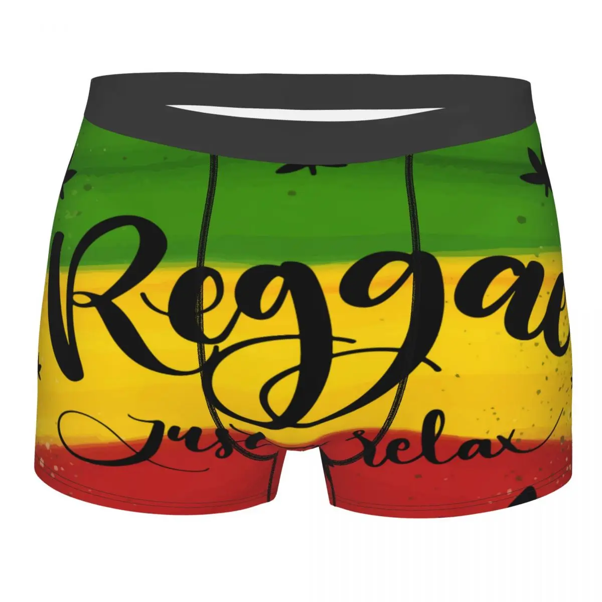 

Men's Panties Underpants Boxershorts Brush Stroke Reggae Underwear for Man Sexy Male Boxer Shorts