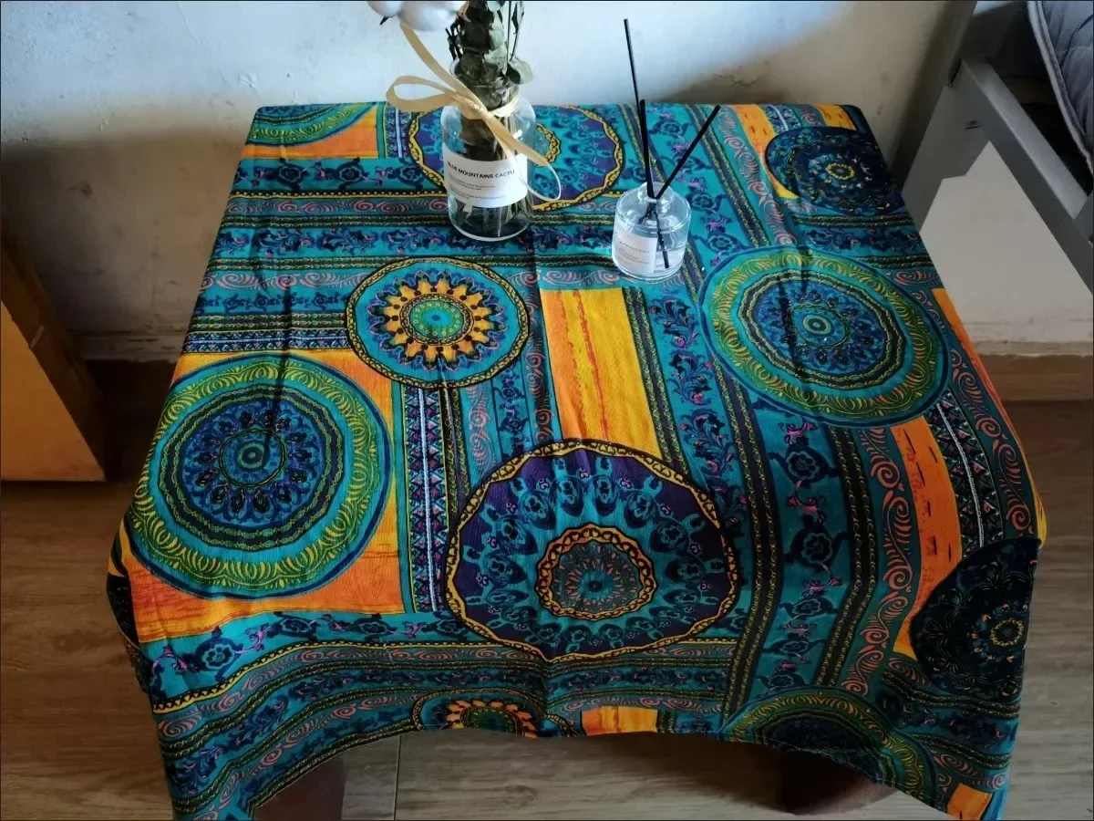 Rd table tablecloth high-end feeling dining turntable cover waterproof oil resistant and washable household jack