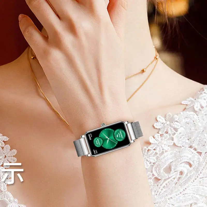 ZX19 Ladies Smart Watch Heart Rate Blood Pressure Blood Oxygen Girl Sports Fitness Wristband Multi-sports Mode Dial Download