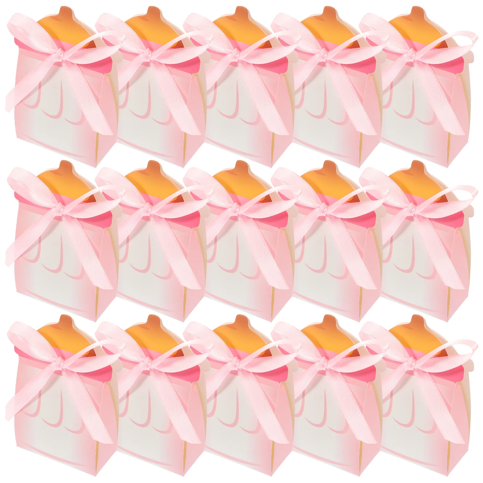 

100pcs Decorative Adorable Small Paper Candy Wrapping Boxes Wedding Gifts Boxes Wedding Candy Boxes Party Treats Boxes