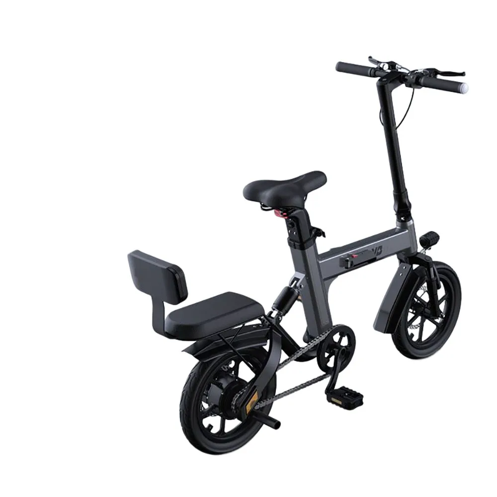 

Adult Electric Bicycle 14 Inch Electric Bicycle Lithium Battery Power Leisure Mobility Foldable Sensitive Double Disc Brake