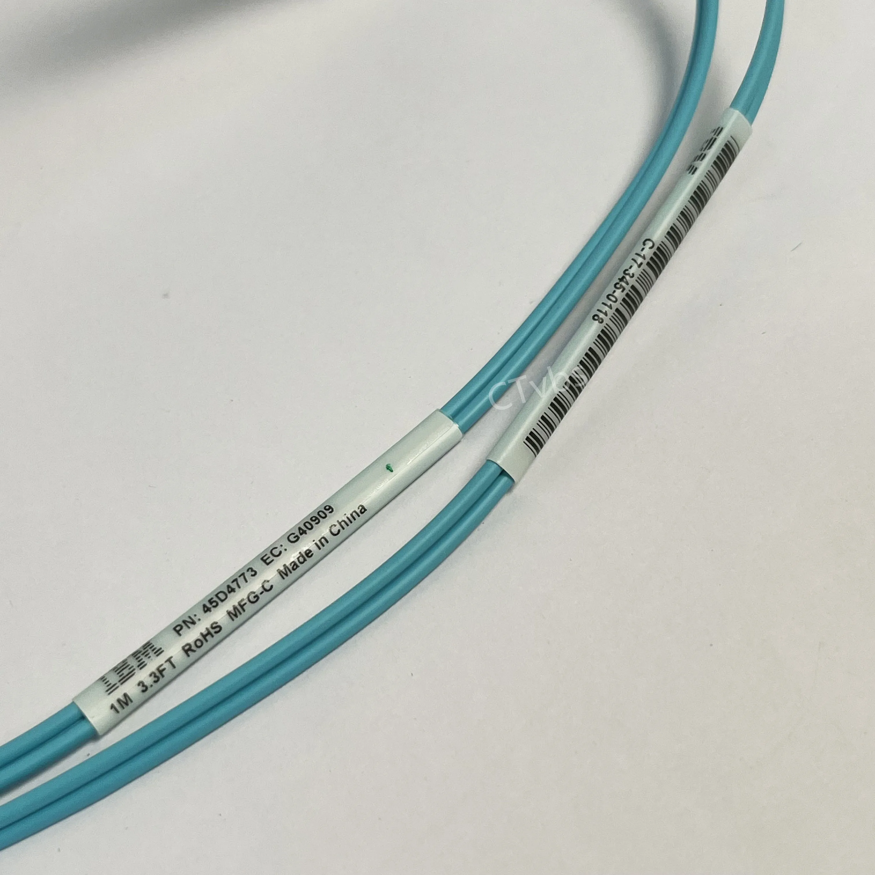 1M LC to LC Optic Fiber Patch Cable 10G Multimode Duplex OM3 PVC 2.0 50/125