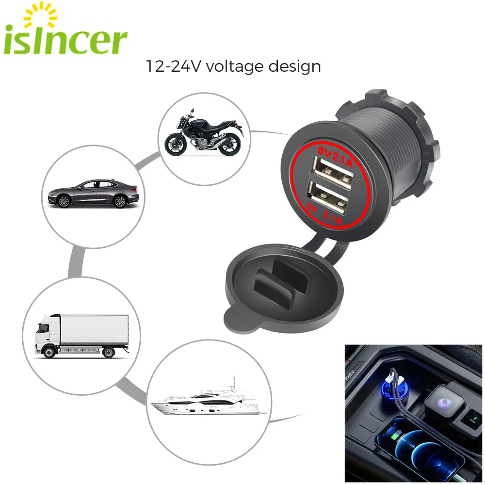 

Зарядное устройство с двумя USB-портами, 4,2 А