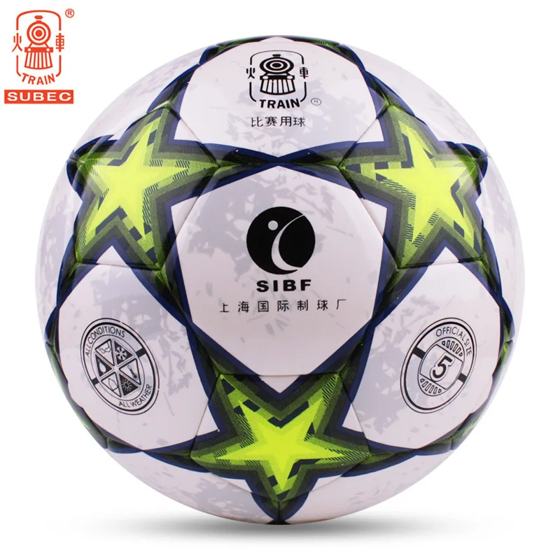 

Locomotive No.5 Five Star Football No.4 Student Youth and Children Training Competition Ball PU Material GS Series