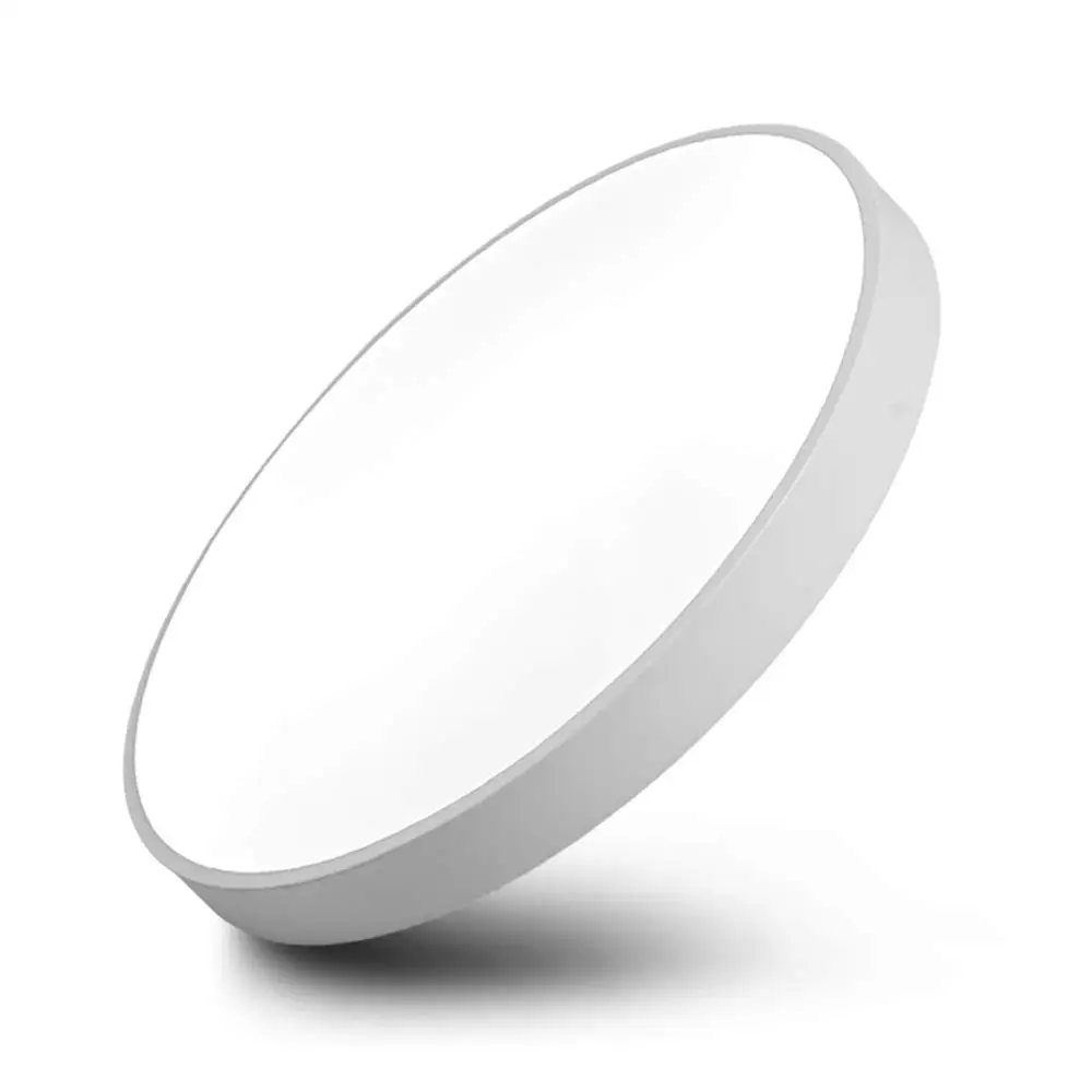 

Flush Mount LED Ceiling Light Fixture White/Black,36W 200 Watt Equivalent,Modern Ultra Thin Round Lighting Fixture for Kitchen