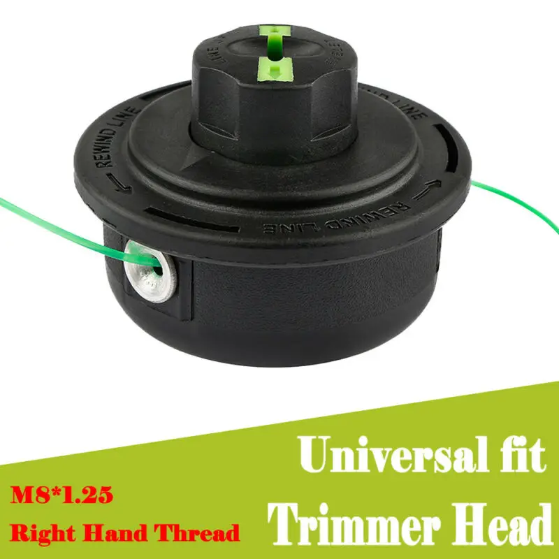 

1*Trimmer Head For Twister Bent/Curved Shaft Bump Feed Whipper Snipper Brushcutter 8mm X 1.25 Right Hand Thread
