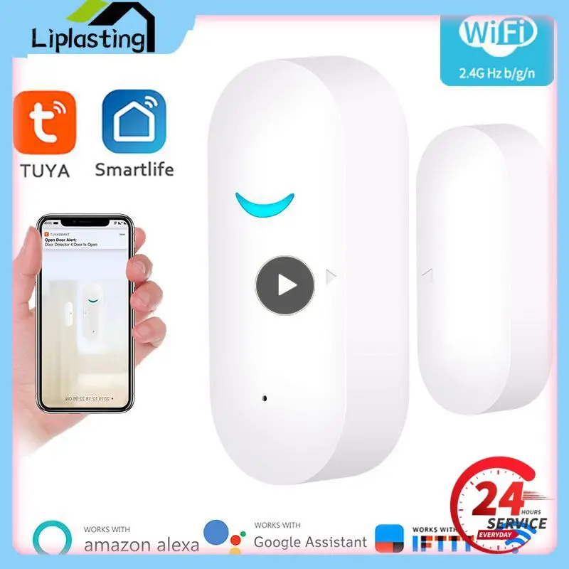 

Wifi детекторы открытия/закрытия занавесок, беспроводные датчики оконной Сигнализации, автоматизация Tuya Smart Wifi датчик для двери Sensor, умный дом