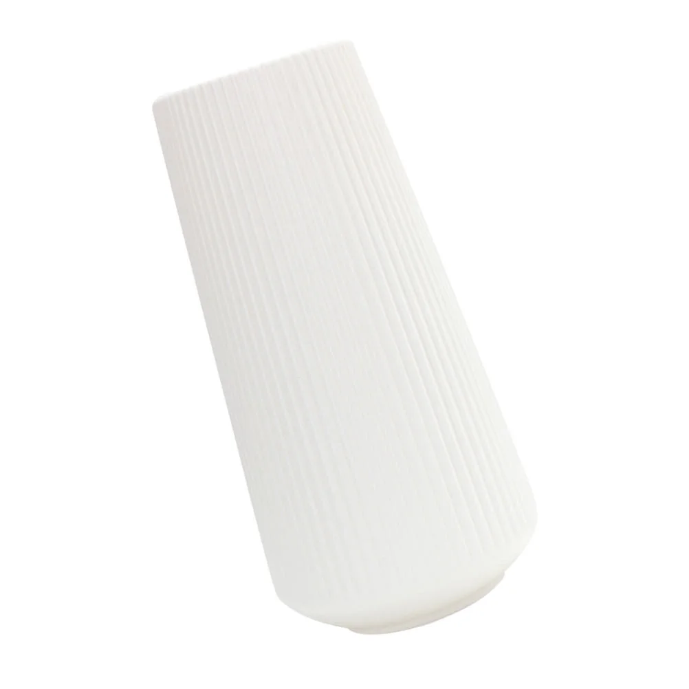 

1Pc Creative Vase Nordic Style Flower Planter Elegant Household Ornament (White)