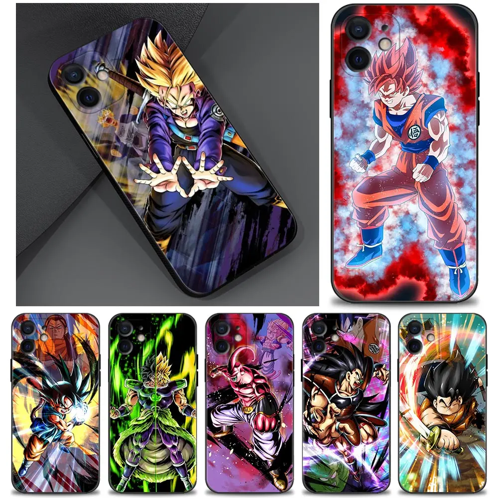

Phone Case for iPhone 13 12 11 pro max 13mini 12mini XR X XS 8 7 6 6s plus Cover Silicone Bumper Manga Dragon-Ball-Z Son-Goku