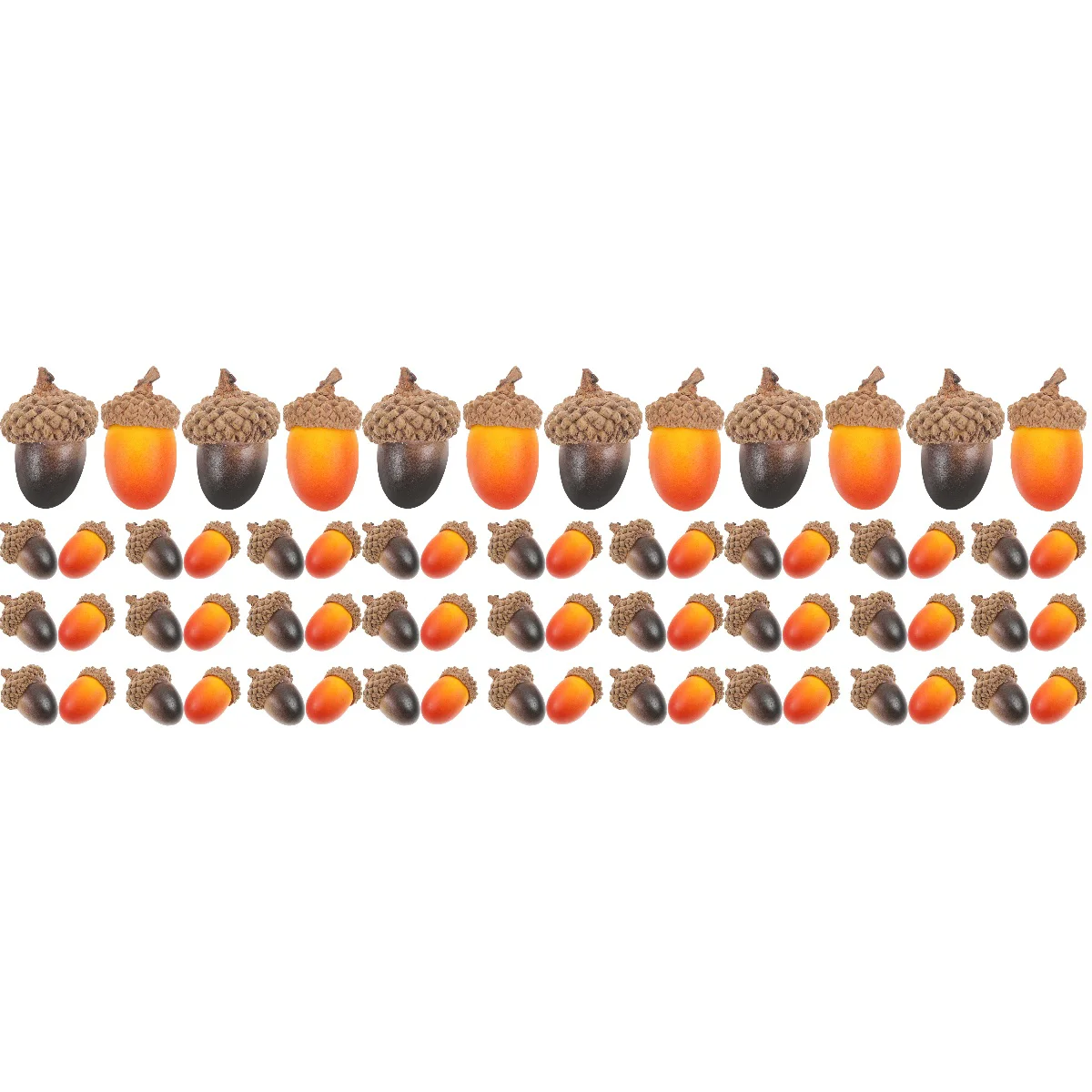 

150 pcs Simulated Acorn Models Artificial Acorn Decoration Fruit Cake Decoration