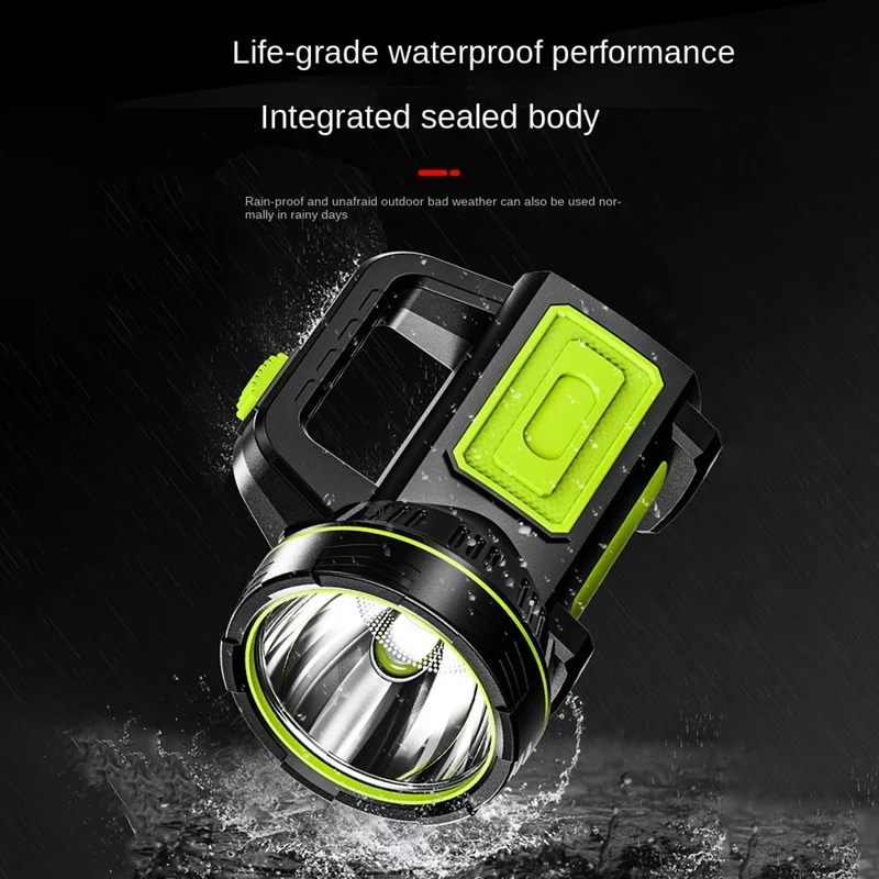 

882A Strong Light Rechargeable Multi-Function Ultra-Bright 2-Gear Adjustable Portable Searchlight