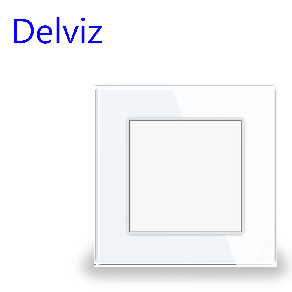 

DELVIZ Белый двухсторонний переключатель из закаленного стекла 16А