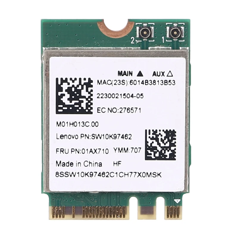 Беспроводная Wi-Fi карта RTL8821CE 802.11ac для Bluetooth совместимая с 4 2 FRU 01AX710 Lenovo Dell Asus Acer |