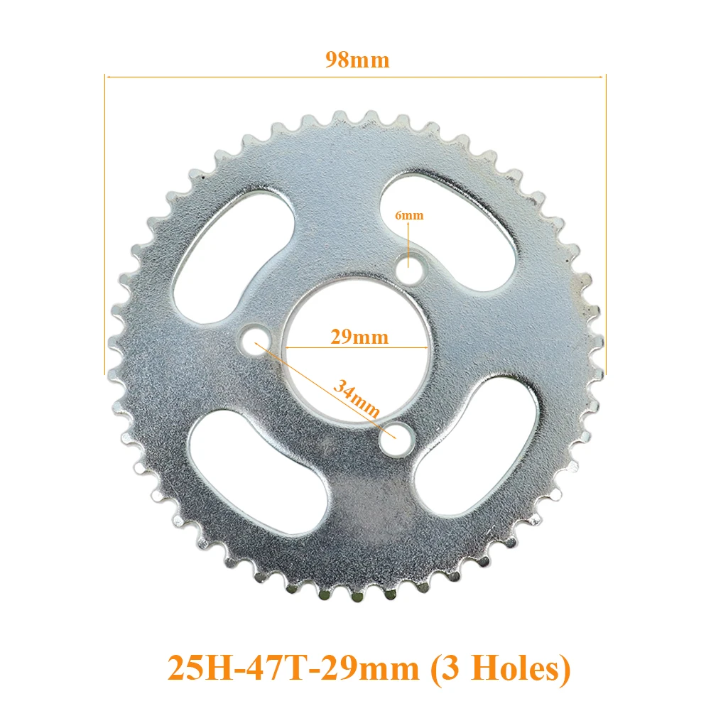 

25H 47T 55T 65T 68T 72T 74T 80T 92T Зуб 29MM Задняя звездочка для 47CC 49CC Mini Moto ATV Quad Dirt Pit Pocket Bike Scooter Запчасти