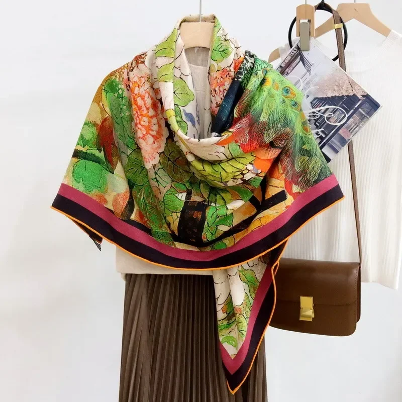 70% кашемир 30% шелк шарф Женская