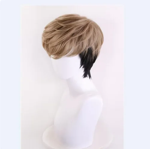 Killing Stalking SangWoo Короткий льняной черный Ombre термостойкий косплей костюм парик +