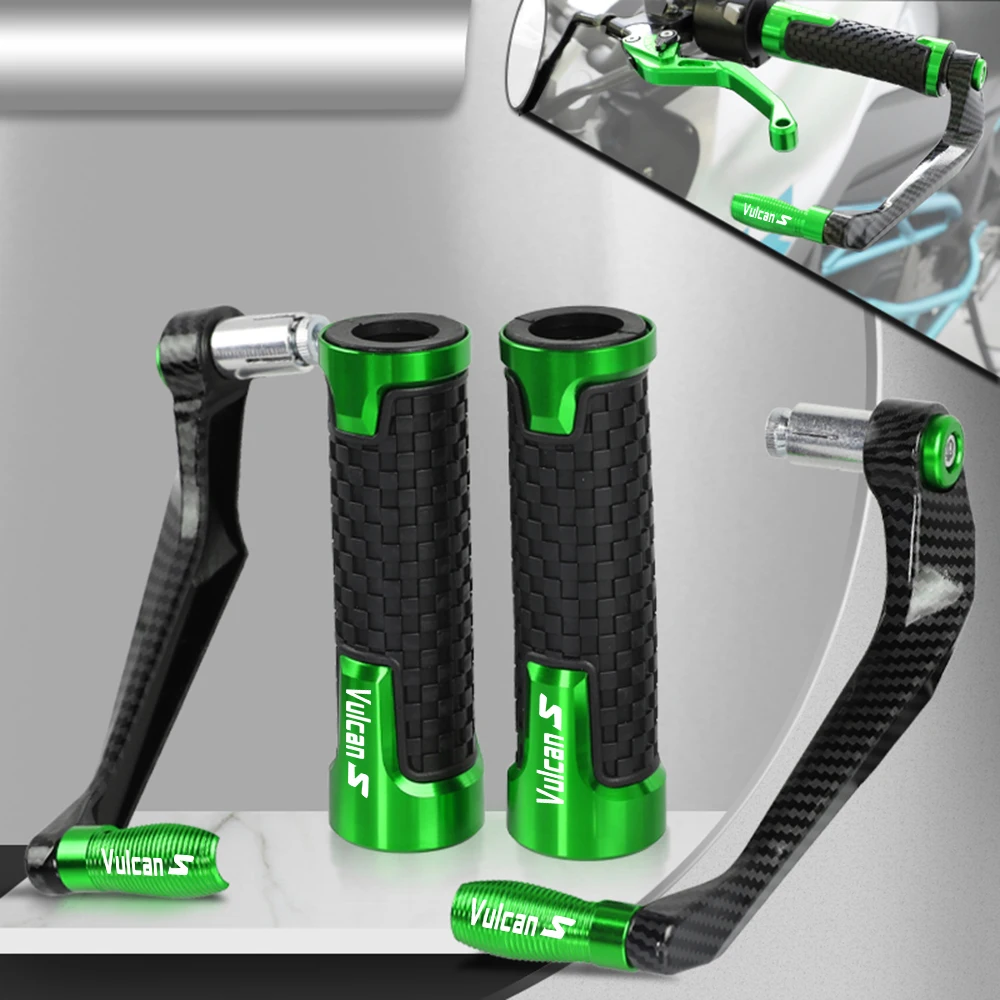 

For KAWASAKI Vulcan S ABS CAFE 2019 2018 2017 2016 Motorcycle Anti-Skid Handle Grips & Brake Clutch Levers Guard Protector