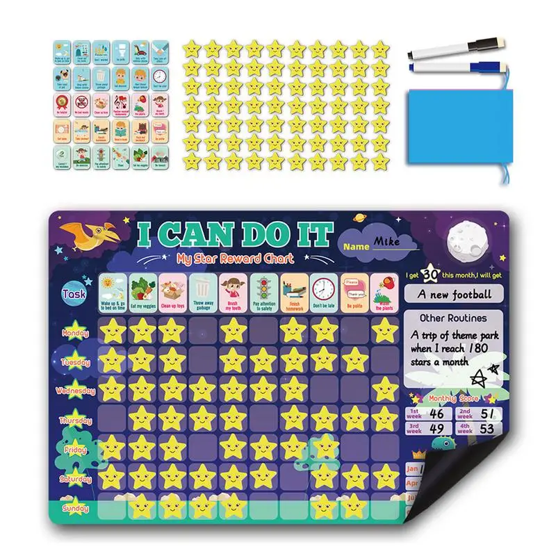 

Magnetic Chore Chart Dry Erase Refrigerator Whiteboards Good Habits Charts Dry Erasable Great For Home Classroom Study Training