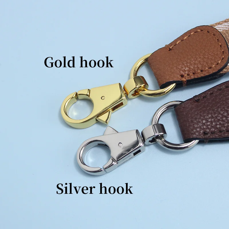 Tinberon Bag Strap for Crossbody Luxury Designer Square Grid Jacquard Shoulder Straps Belt Adjustable Wild Canvas Strap For Bags