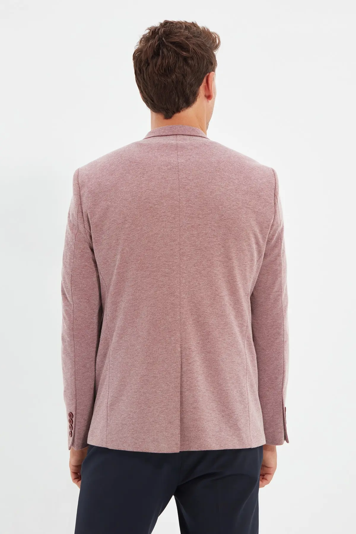 

Men's Blazer jacket textured jacket TMNAW22CE0235