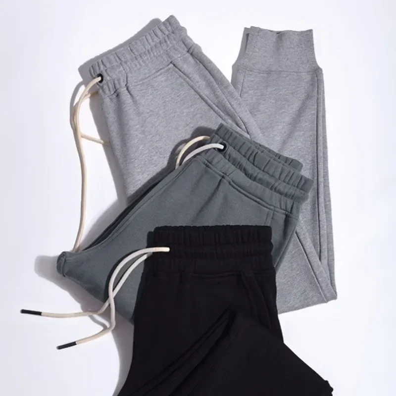 25ss азиатская версия винтажные хип-хоп уличные пустые флисовые брюки