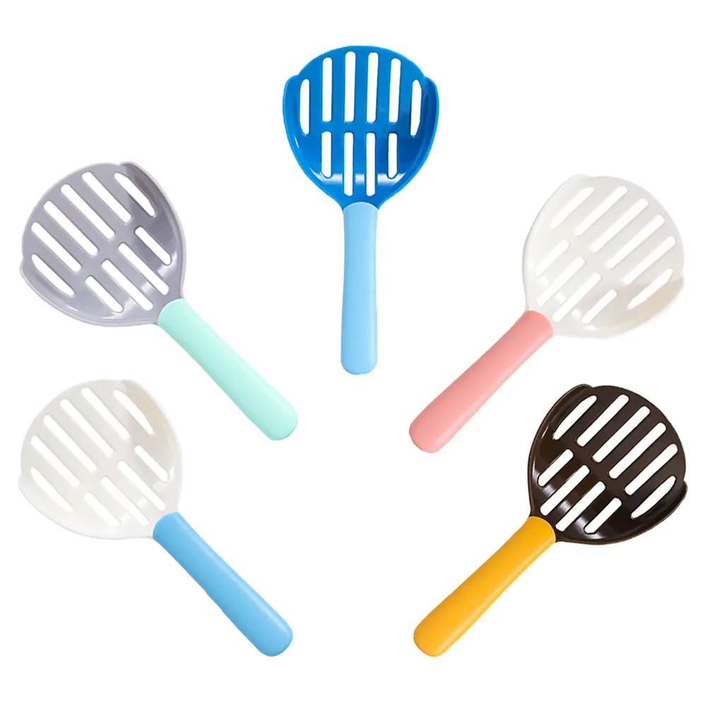 

Cat Litter Shovel Pet Shovel Cat Cleaning Supplies ABS Material Multi-color Cat Feces Sand Waste Scooper Shovel