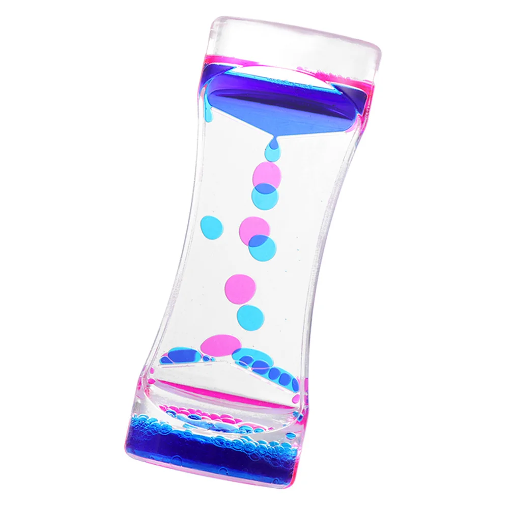

Timer Hourglass Toys Liquid Sensory Bubbler Motionfidget Autism Sand Timers Calm Relaxing Activity Desktop Ornament Visual Two