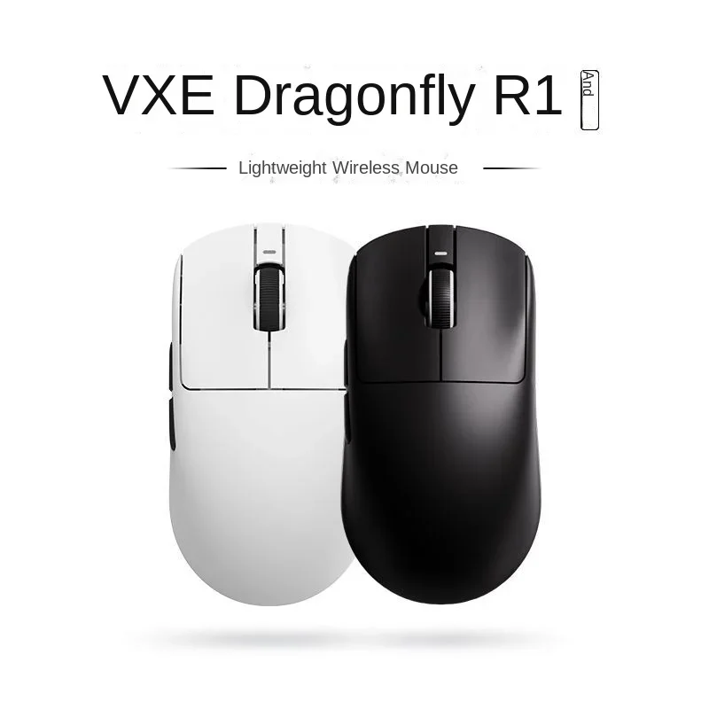 Игровая мышь VXE Dragonfly R1 PAW3395 профессиональная легкая эргономичная беспроводная с