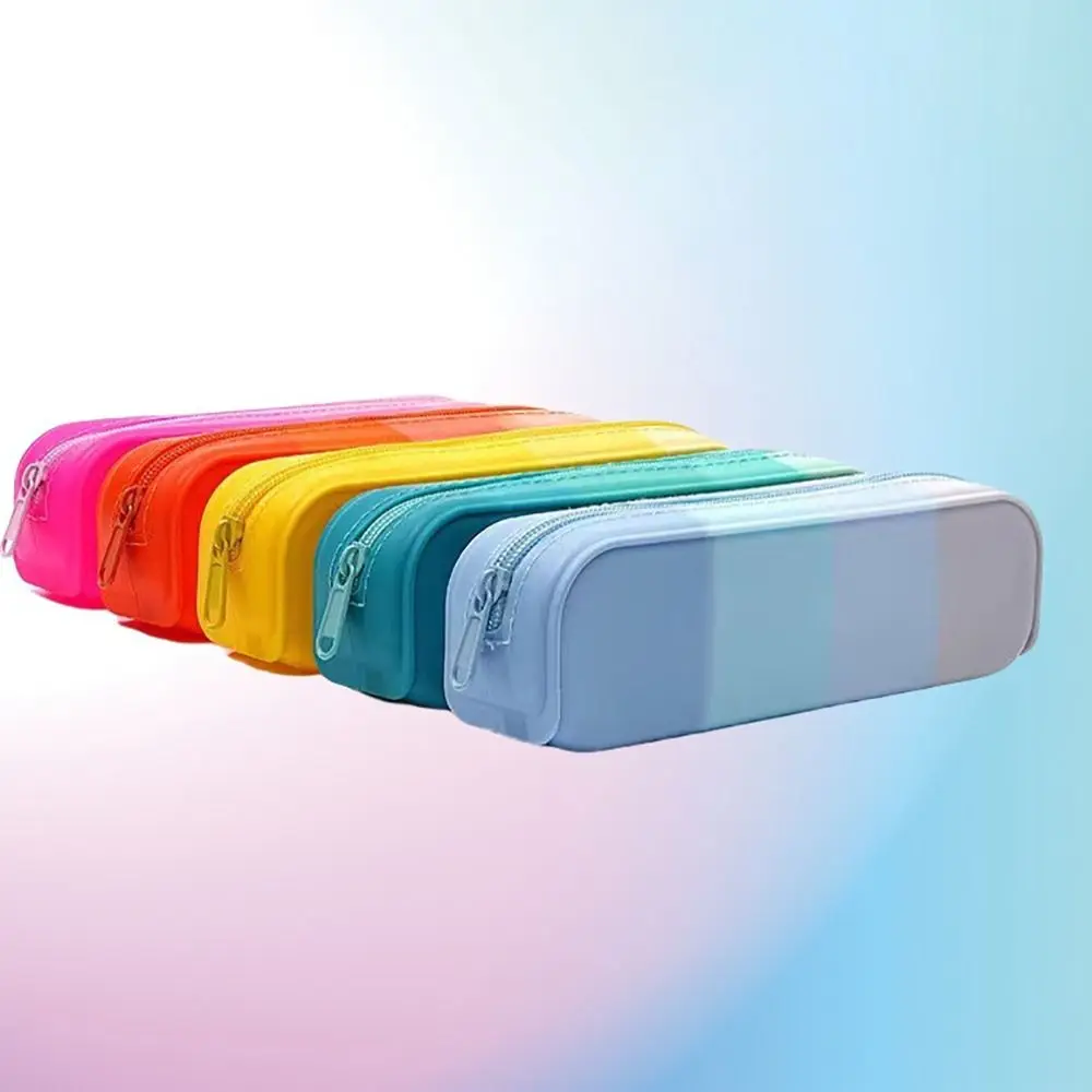 Новинка мягкая силиконовая сумка для ручек Многофункциональный карандаш с