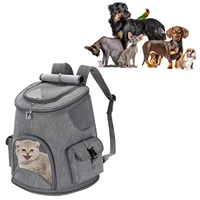 pet carrier backpack fashion breathable visual pet backpack ventilated design dog carrier backpack for outdoor travel